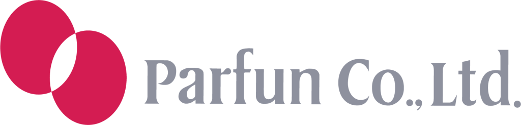 Official Logo Parfun Co ltd　Innerwear Manufaturer　パルファン　アパレル　インナーウェア　メーカー