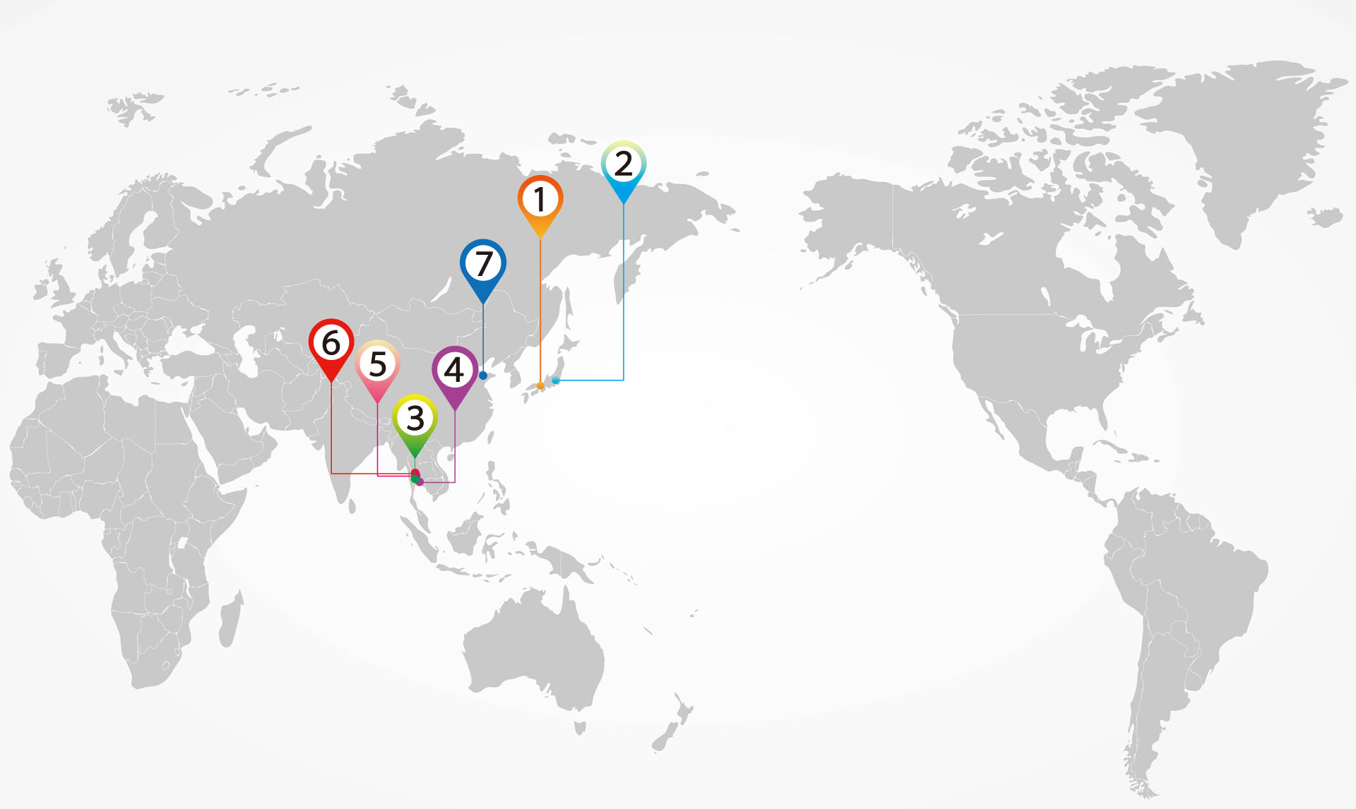 Parfun Group Company Map　パルファン　アパレル　インナーウェア　メーカー